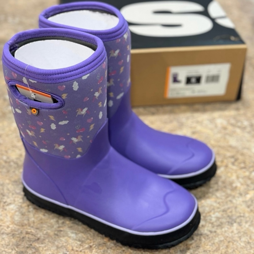 New BOGS Kids Grasp Pegasus Winter Boots - Youth Size 6